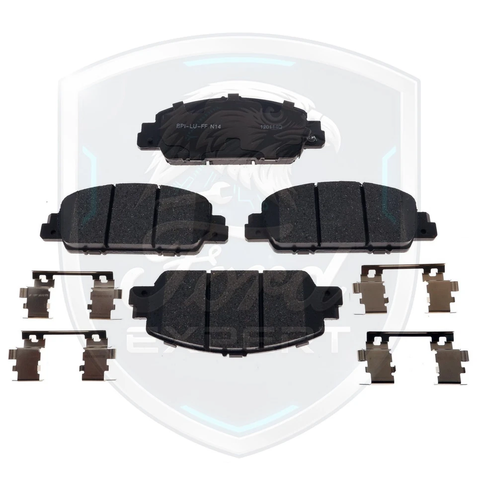 Kit de pastillas de freno cerámicas delanteras y traseras premium OE para Honda HR-V 2016-2022 9 años de guerra Foto 4 de 4