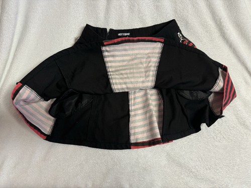 Falda Vintage Hot Topic Estilo Gótico Cremallera Talla Mediana - Imagen 4 de 5