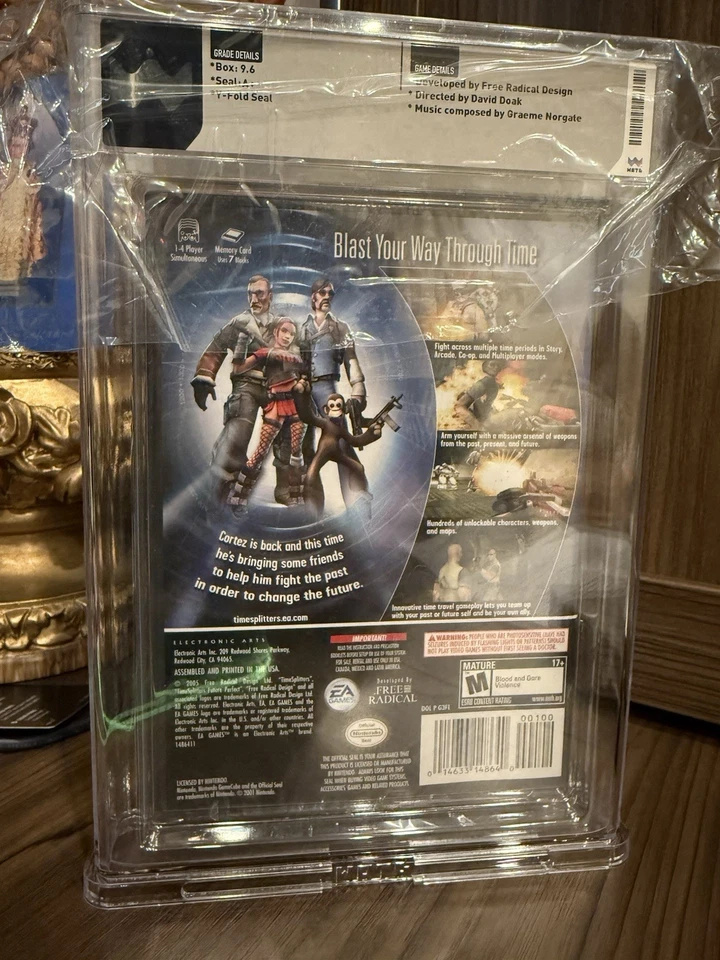 TimeSplitters: Future Perfect (Nintendo GameCube) - WATA graded slab 9.6 A+ - Image 2 of 3
