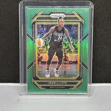 Jewell Loyd 2023 Panini Prizm WNBA Green Refractor Seattle Storm #43 