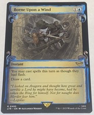 Borne Upon a Wind 495 Showcase Scrolls LORD OF THE RINGS MTG MAGIC NEW UNPLAYED