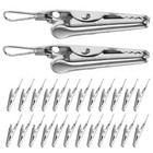  40 Pcs Clips Clamps Welding Electric Test Convenient Awning Tarp