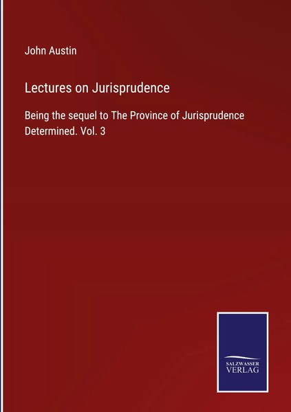 John Austin | Lectures On Jurisprudence | Buch | Englisch (2022) | Gebunden-image