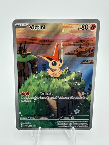 Victini SVP 208 Illustration Rare Black Star Promo Black & White Pokemon TCG NM