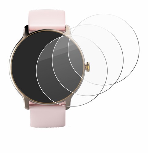3x Savvies Schutzglas für Hama Fit Watch 4910 Echt Glas Panzer Display 9H - Zdjęcie 2 z 7