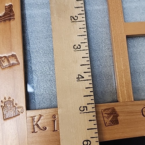 Solid Wood Grandkids Collage Picture Frame Free Standing or Wall Engraved Design - Picture 6 of 13