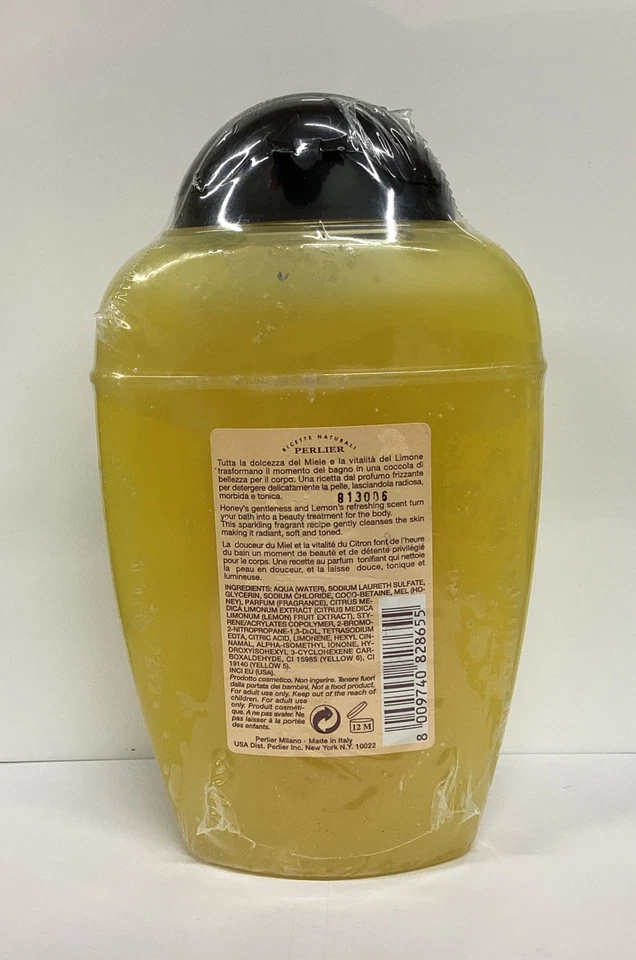 Perlier Body Honey Miel HONEY & LEMON Bath & Shower Cream 8.4oz AS PICTURED! - Image 4 of 4