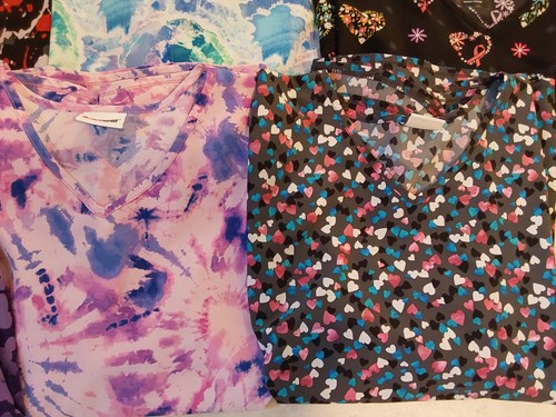 Lot of 7 Womens Scrub Top **Sz 3XL**Koi Lite**ScrubStar**Cherokee**Dickies - Picture 3 of 5
