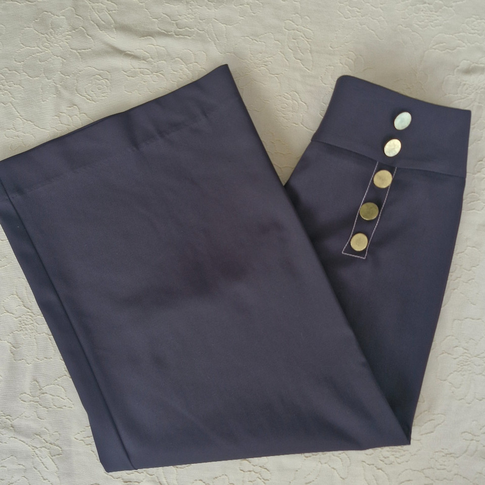 VERONIKA MAINE Pants Womens Sz8 Black Wide Leg High Waist Tailored Work Smart