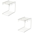  2 Count Coffee Mug Rack Cup Holder Drying Drainer Organizer Shelf