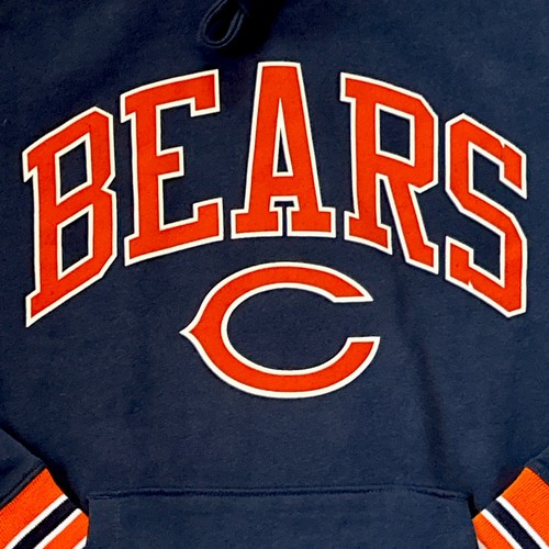 Chicago Bears Hoodie Herren Small x Tailgate Navy Pullover Sweatshirt NFL - Bild 3 von 9