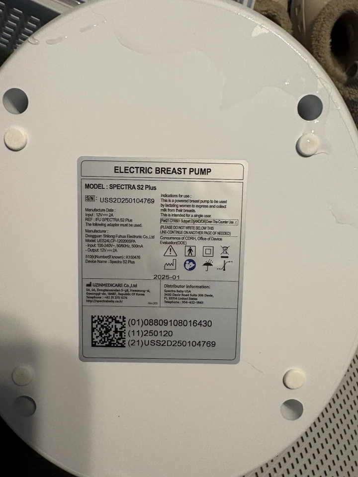 Spectra S2 Plus Double Electric Breast Pump - Pink - Image 2 of 4