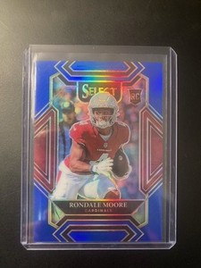 2021 Panini Select Rondale Moore Blue Prizm /99 Club Level Rookie RC #258
