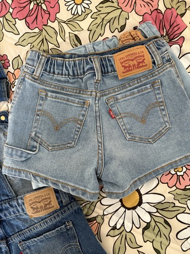 Levi’s Shorts and Overalls Bundle Girls Size 6/7 NWOT Lot of 3 - Picture 5 of 8