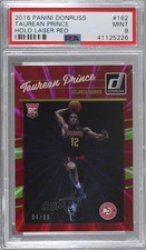 2016 Donruss Rookies Red Holo Laser /99 Taurean Prince #162 PSA 9 MINT Rookie RC