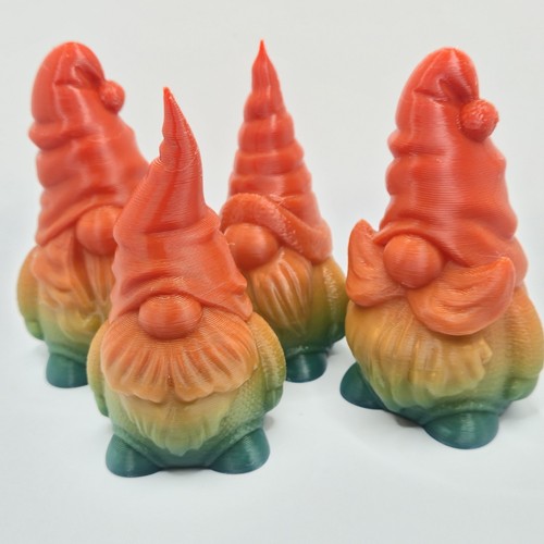 Juego de 4 Gnomos Gnomos Jardín Deco Hogar Coleccionista Figura Juguete Impreso en 3D 4 Pulgadas - Imagen 3 de 6