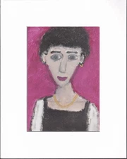 8X10" Matted Print Art Picture by Patrick J Leach: Calle One