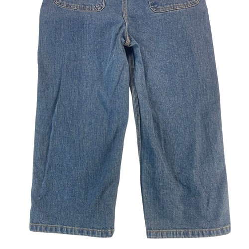 Carhartt Master Cloth Sanforized Denim Overalls Youth Size 5 Blue Jeans Farm EUC - Picture 10 of 16