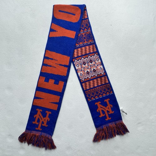 New York METS MLB Licensed Reversible Scarf 66” FOREVER Collectibles - Picture 2 of 5