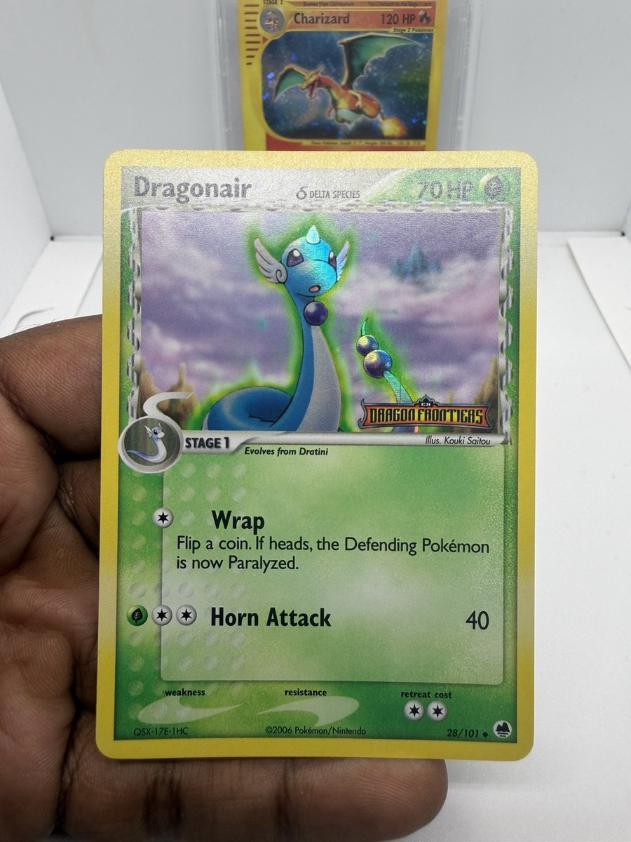 Pokémon Dragonair Delta Species Dragon Frontiers 28/101 STAMPED