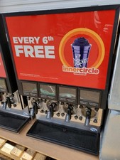 4 FLAVOR Carbonated Frozen Beverage ICEE Slushy DISPENSER Machine FBD564RC