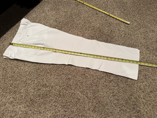 Pantalones de vestir vintage Brooks Brothers 1818 blancos con puños planos para hombre 36 - Imagen 2 de 13