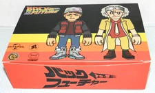 BACK TO THE FUTURE TOUMARI SET NEW NEVER REMOVED VINYL FIGURES UNIVERSAL RETRO