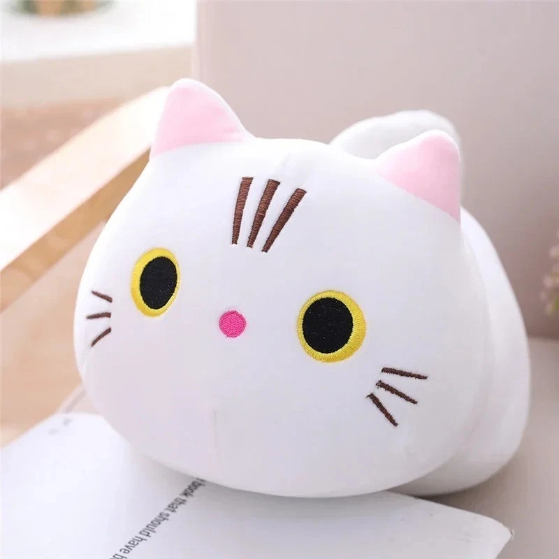 Almohada de felpa suave para gato Kawaii de 20 cm peluche muñeca sofá cojín juguete de regalo Foto 3 de 4