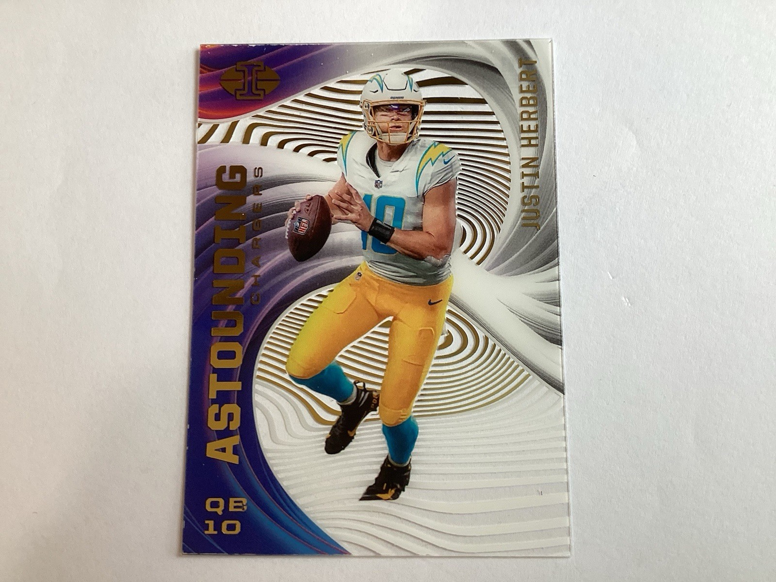 2020 Panini Illusions Astounding Justin Herbert #A3 Rookie Card RC