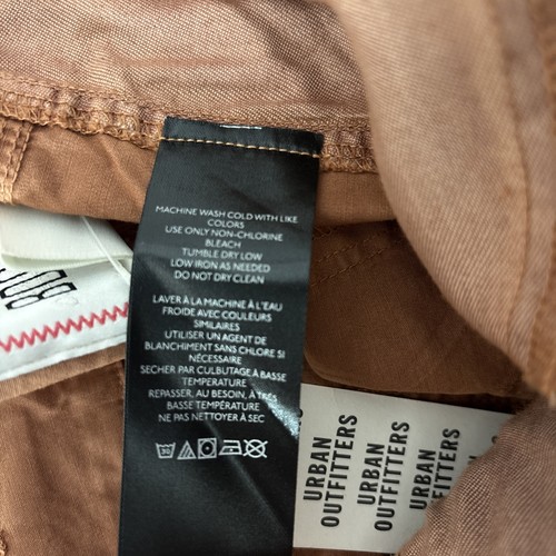 NWT BDG Urban Outfitters Womens Orange Cargo Multi Pocket Straight Pants Size 2 - Picture 9 of 10