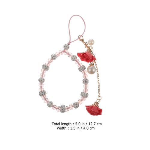 Telefon Kurze Lanyard Telefon Charme Strap Phone Strap Kristall Handgelenk Gurt - 第 8/12 張圖片