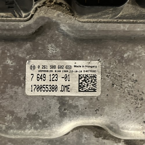 BMW F10 535i Engine Computer Module ECM ECU 2011-2013 7 649 123-01 OEM - Picture 2 of 3