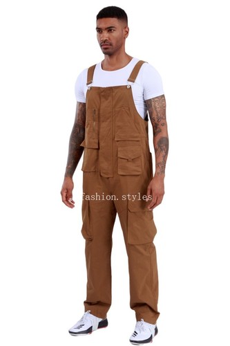 Ropa de trabajo retro americana monos Amei monos sueltos para hombre pantalones con tirantes nuevos - Imagen 14 de 29