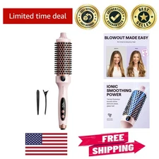 Professional Blowout Tool - 1.5 inch Heated Round Brush with Ionic Technology