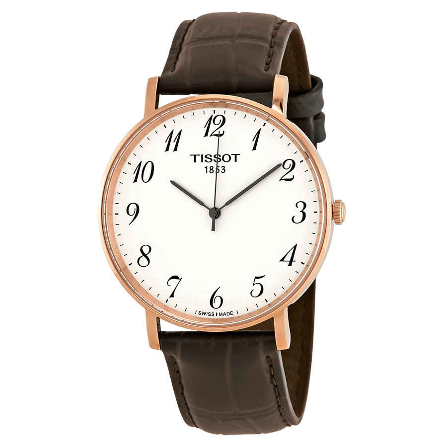 Мужские часы Tissot Everytime с большим серебряным циферблатом T109.610.36.032.00