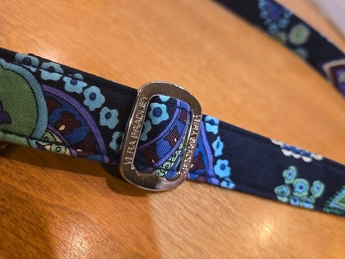 Vera Bradley Saddle Up Blue Rhapsody Shoulder Purse Handbag Pockets Classic - Picture 16 of 19