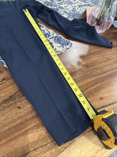MUJER J. Pantalón Crew Jamie Talla 8 Azul Marino Elegante Nuevo con Etiquetas $98 - Imagen 10 de 10