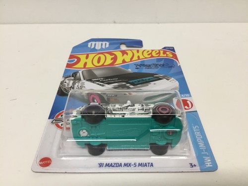 Mazda MX-5 MIATA 2022 Hot Wheels 91 - 119/250, HW J-Imports - 4/10, Mad Mike - Imagen 8 de 9