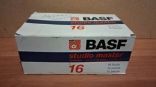 New blank BASF studio master 16 audio cassette tapes  BOX   10pcs