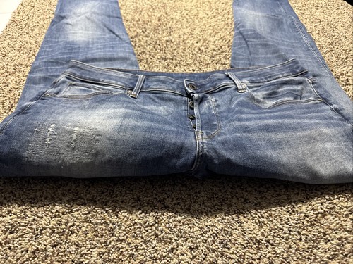 G STAR RAW 3301 SLIM MEN'S JEANS SIZE 36X34