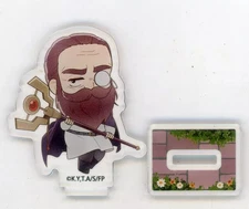 Denken Funeral Free Ren Acrylic Stand 49x67mm Daiso Collaboration Collectible