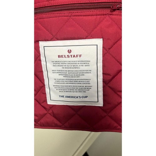 BELSTAFF AMERICA'S CUP QUILTED BURGUNDY VEST - Picture 10 of 11
