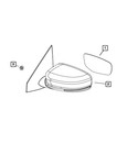 Genuine Mopar Outside Rear-View Mirror Right 6AC741RMAA