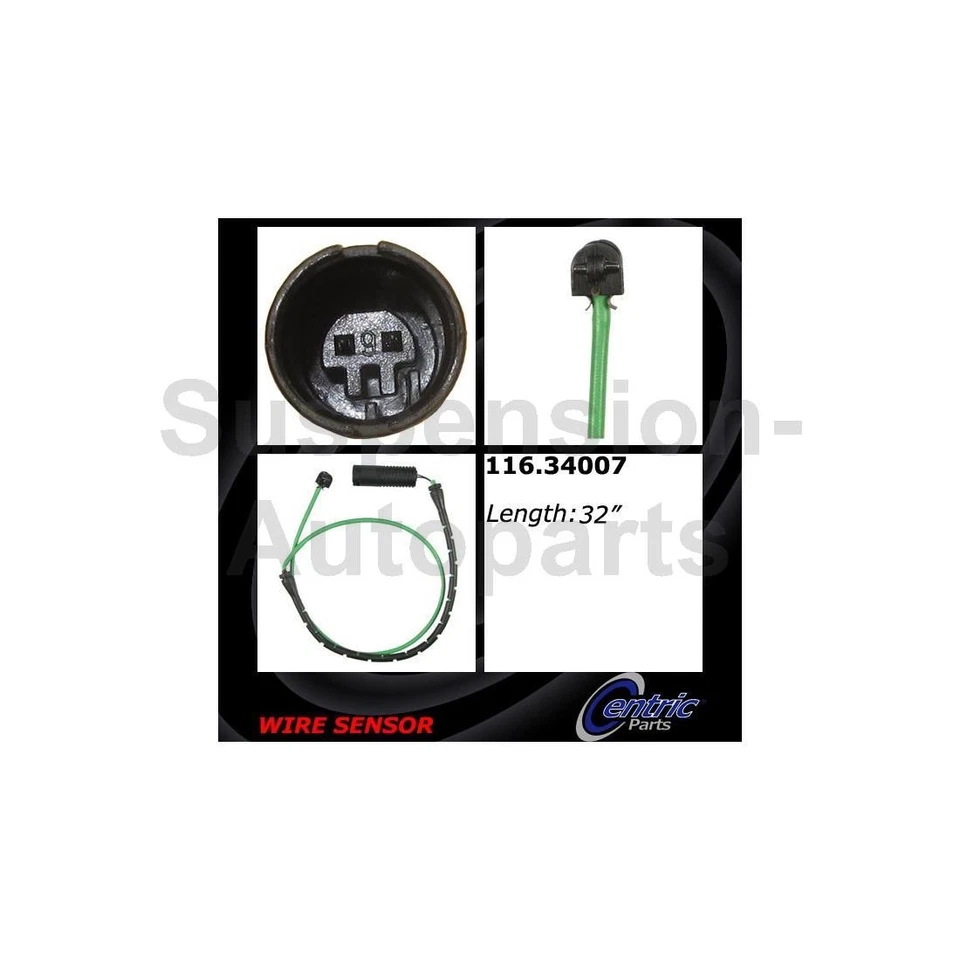 Sensor de desgaste de pastillas de freno delanteras traseras Centric Parts para BMW M3 1999 1998 1997 1996 Foto 3 de 4