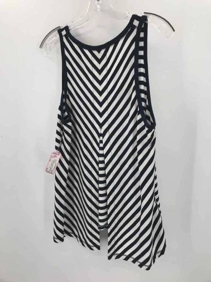 Pre-Owned Rag & Bone Navy Size Large Stripe Tank Top - Image 2 of 3
