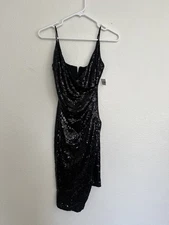 B.Smart  Junior Sequin Black Dress Size Small / Junior Size 3