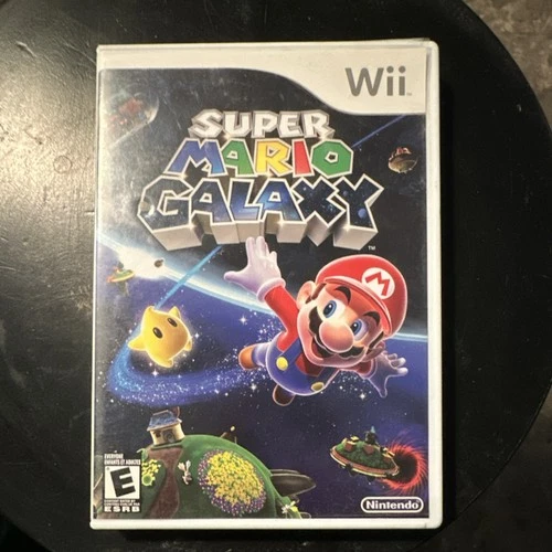 Nintendo Super Mario Galaxy Complete Manual Included Wii Platformer 2007