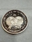 1986 World Trade Unit FCCB Argento 1oz 999 FINE FURE Silver bar round C3044