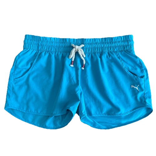 Running Gym Shorts Ladies Puma Size UK 16 Turquoise Colour Very Good Condition - Picture 2 of 10