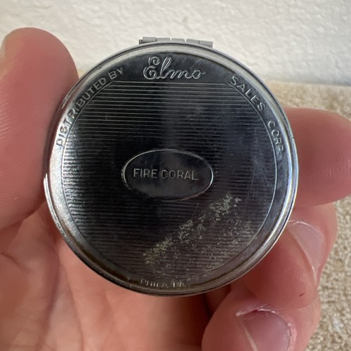 Vintage Elmo Rouge Makeup Powder Compact Mirror Art deco - Picture 7 of 9